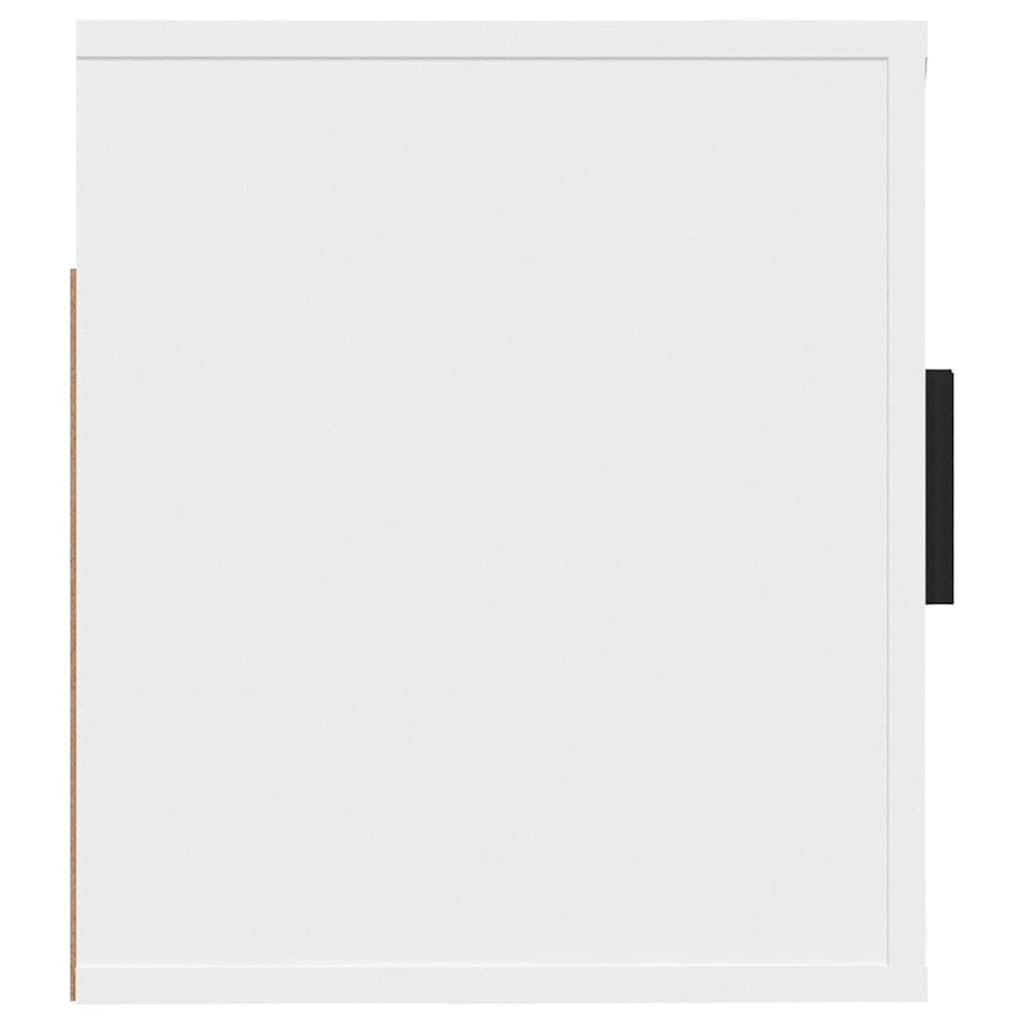 vidaXL Έπιπλο Τηλεόρασης Επιτοίχιο Λευκό 57 x 34,5 x 40 εκ.