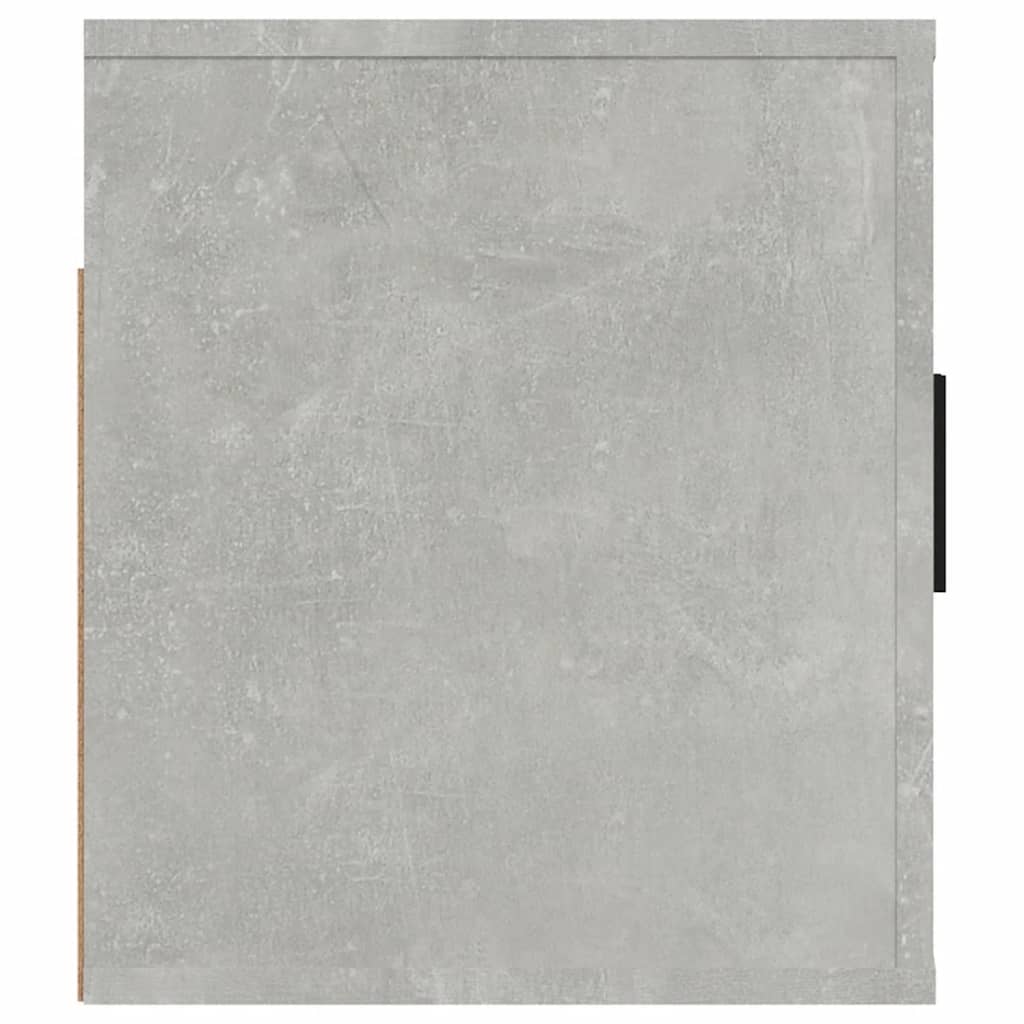 vidaXL Έπιπλο Τηλεόρασης Επιτοίχιο Γκρι Σκυροδέματος 80x34,5x40 εκ.