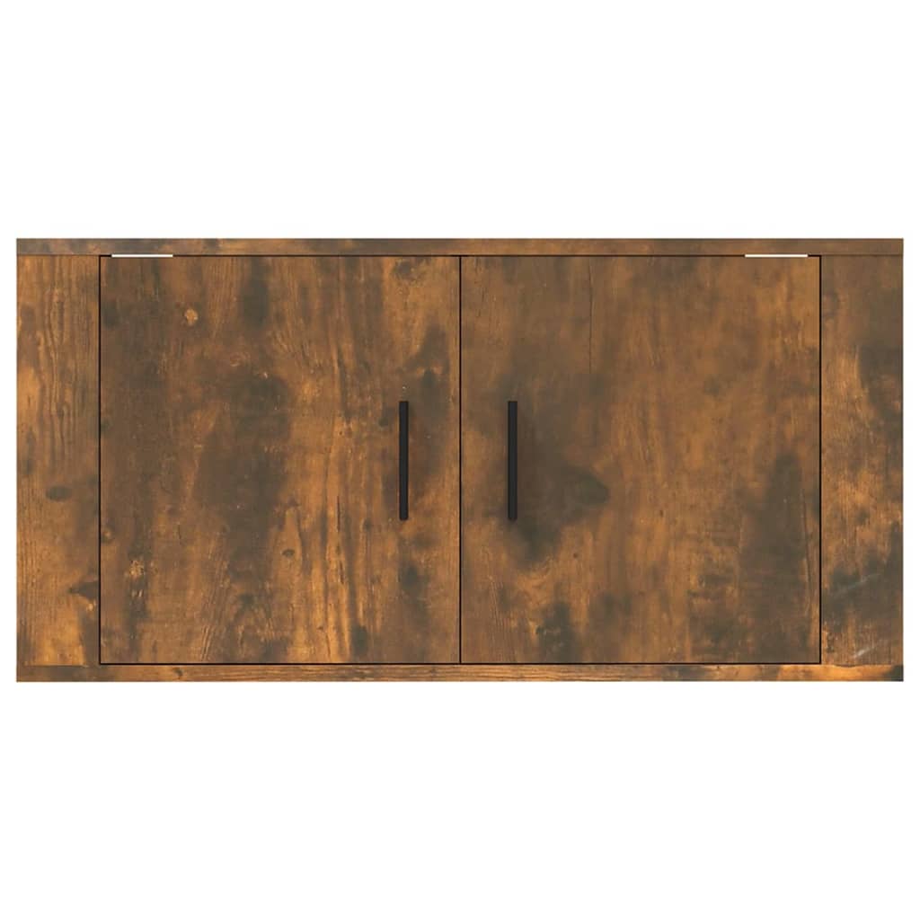 vidaXL Έπιπλο Τηλεόρασης Επιτοίχιο Καπνιστή Δρυς 80x34,5x40 εκ.