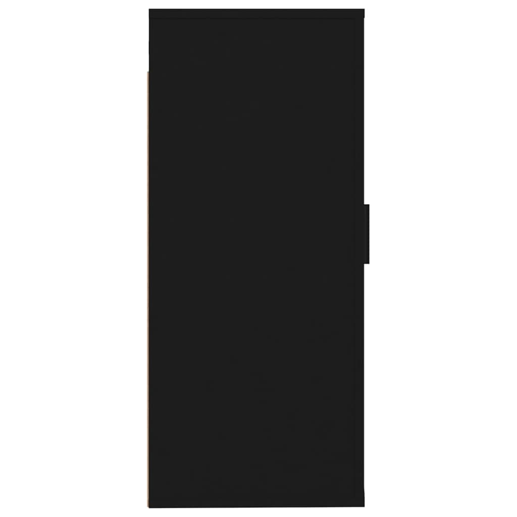 vidaXL Έπιπλο Τηλεόρασης Επιτοίχιο Μαύρο 40x34,5x80 εκ.