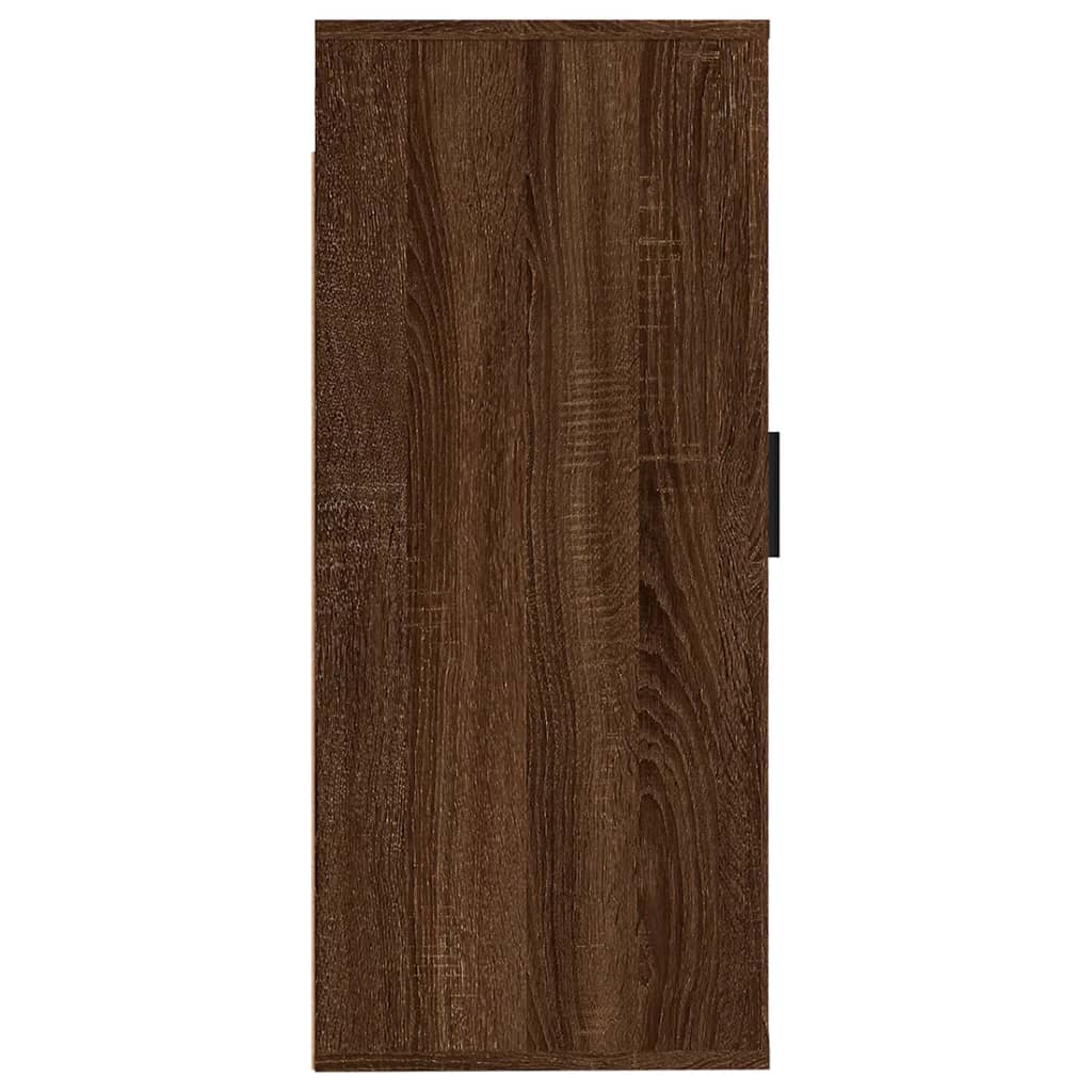 vidaXL Έπιπλο Τηλεόρασης Επιτοίχιο Καφέ Δρυς 40x34,5x80 εκ.