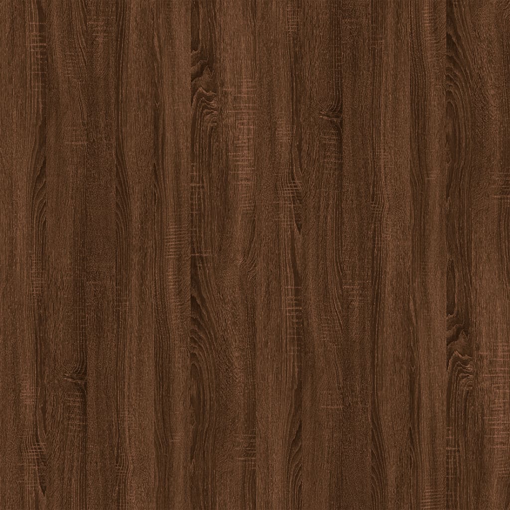 vidaXL Έπιπλο Τηλεόρασης Επιτοίχιο Καφέ Δρυς 40x34,5x80 εκ.