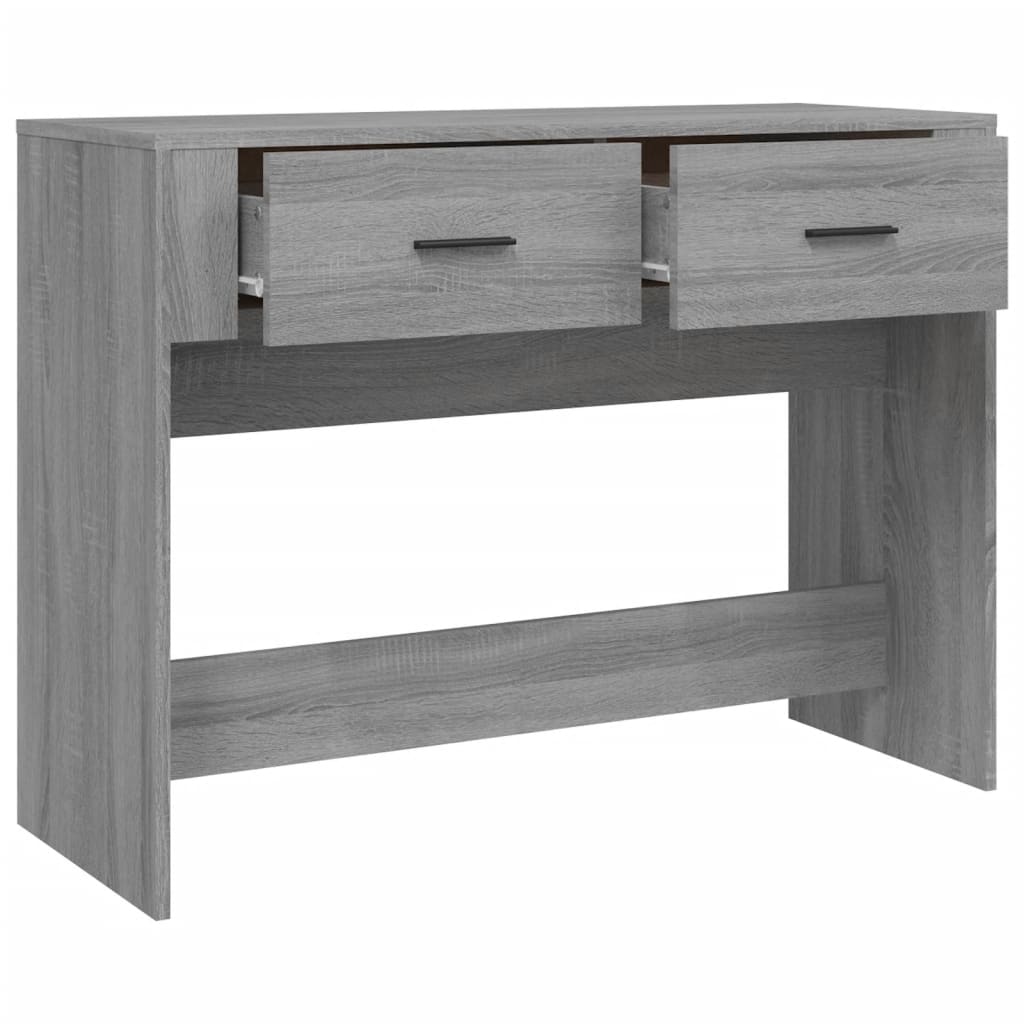 vidaXL Τραπέζι Κονσόλα Γκρι Sonoma 100x39x75 εκ. Επεξεργασμένο Ξύλο