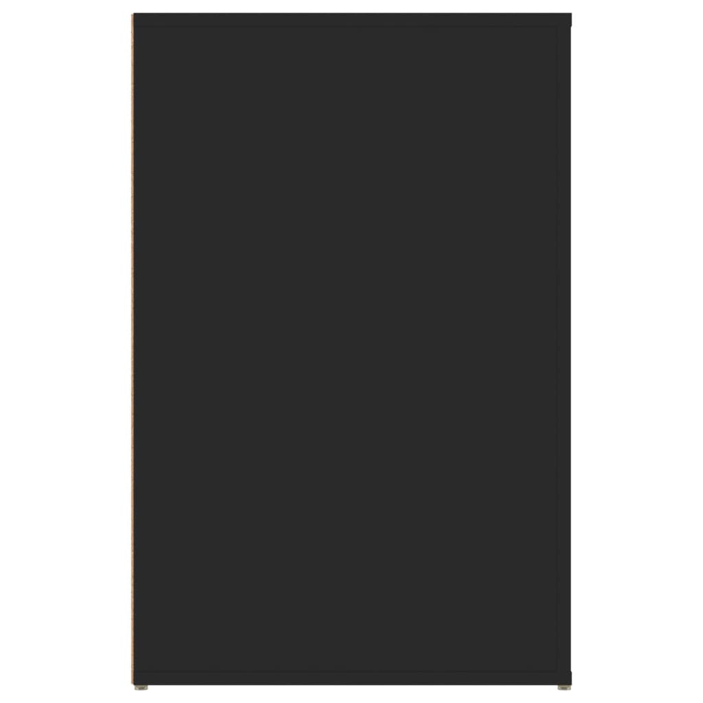 vidaXL Γραφείο Μαύρο 100x49x75 εκ. από Επεξεργασμένο Ξύλο