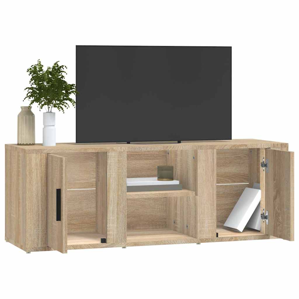 vidaXL Έπιπλο Τηλεόρασης Sonoma Δρυς 100x31,5x35 εκ. Επεξ. Ξύλο