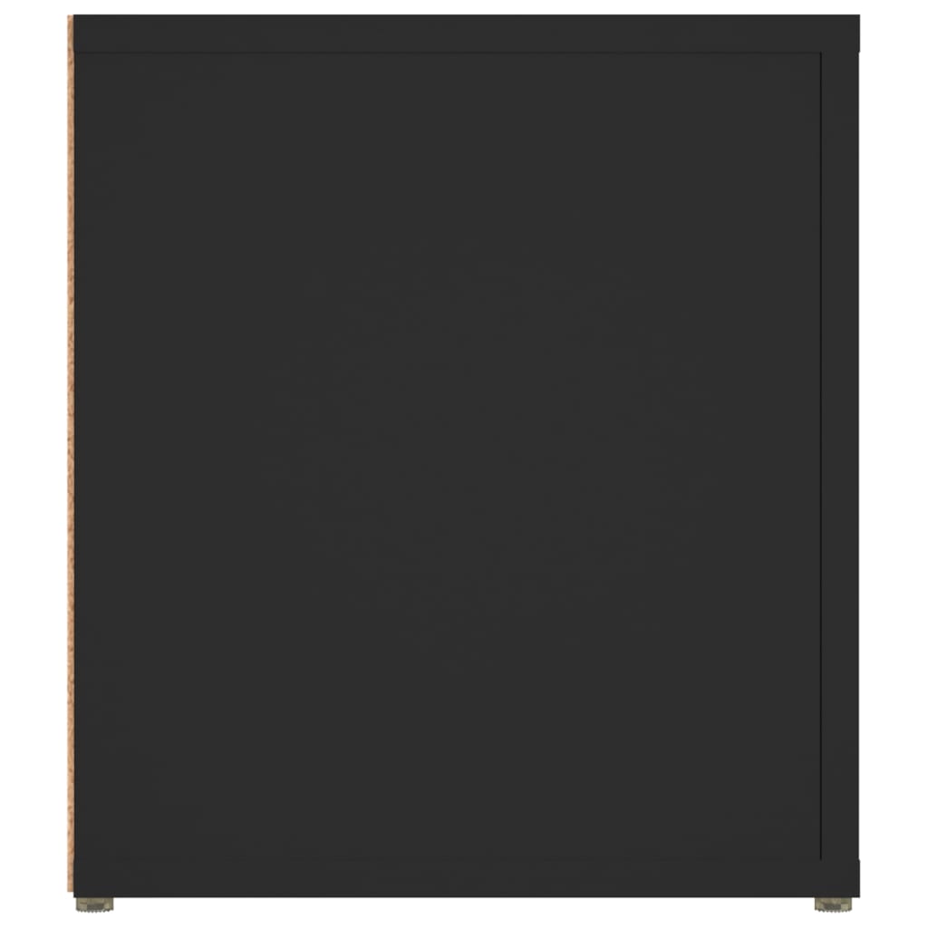 vidaXL Έπιπλα Τηλεόρασης 2 τεμ. Μαύρα 80x31,5x36εκ. Επεξεργασμένο Ξύλο