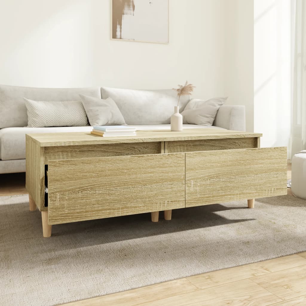 vidaXL Τραπεζάκια Σαλονιού 2 τεμ. Sonoma Δρυς 50x46x35 εκ. Επεξ. Ξύλο