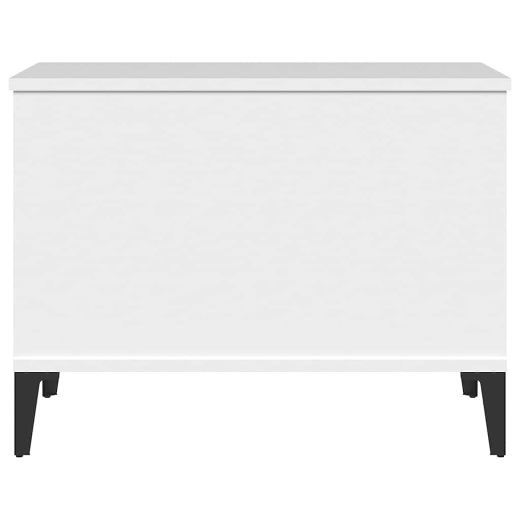 vidaXL Τραπεζάκι Σαλονιού Λευκό 60x44,5x45 εκ. από Επεξεργασμένο Ξύλο