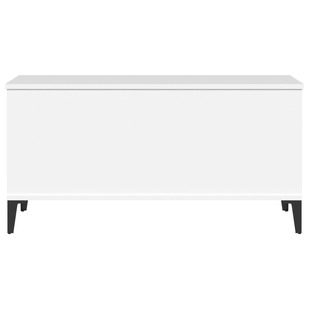 vidaXL Τραπεζάκι Σαλονιού Λευκό 90x44,5x45 εκ. από Επεξεργασμένο Ξύλο