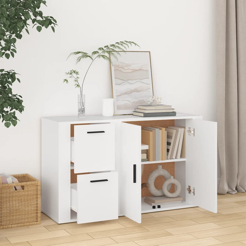 vidaXL Ντουλάπι Λευκό 100 x 33 x 59,5 εκ. από Επεξεργασμένο Ξύλο