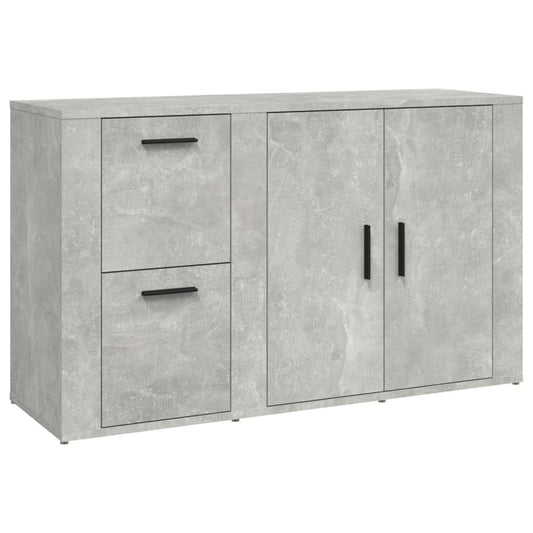 vidaXL Ντουλάπι Γκρι Σκυροδέματος 100x33x59,5 εκ. Επεξεργασμένο Ξύλο