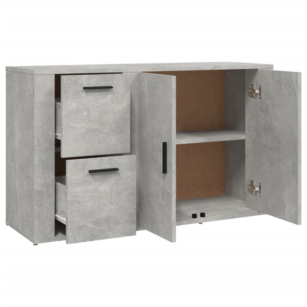 vidaXL Ντουλάπι Γκρι Σκυροδέματος 100x33x59,5 εκ. Επεξεργασμένο Ξύλο