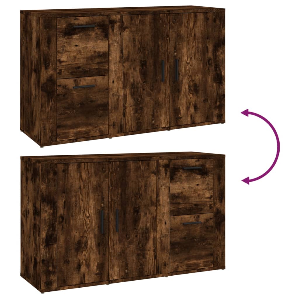 vidaXL Ντουλάπι Καπνιστή Δρυς 100x33x59,5 εκ. από Επεξεργασμένο Ξύλο