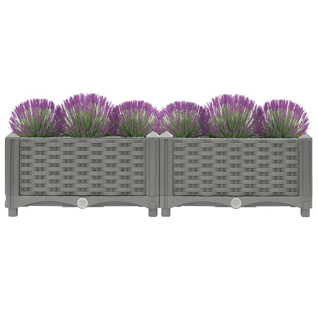 vidaXL Ζαρντινιέρα 80 x 40 x 23 εκ. από Πολυπροπυλένιο