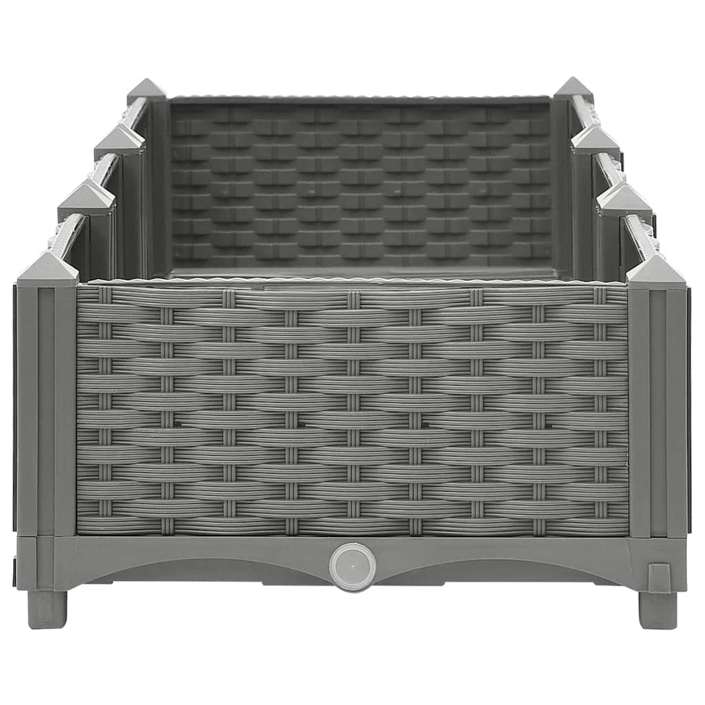 vidaXL Ζαρντινιέρα 120 x 40 x 23 εκ. από Πολυπροπυλένιο