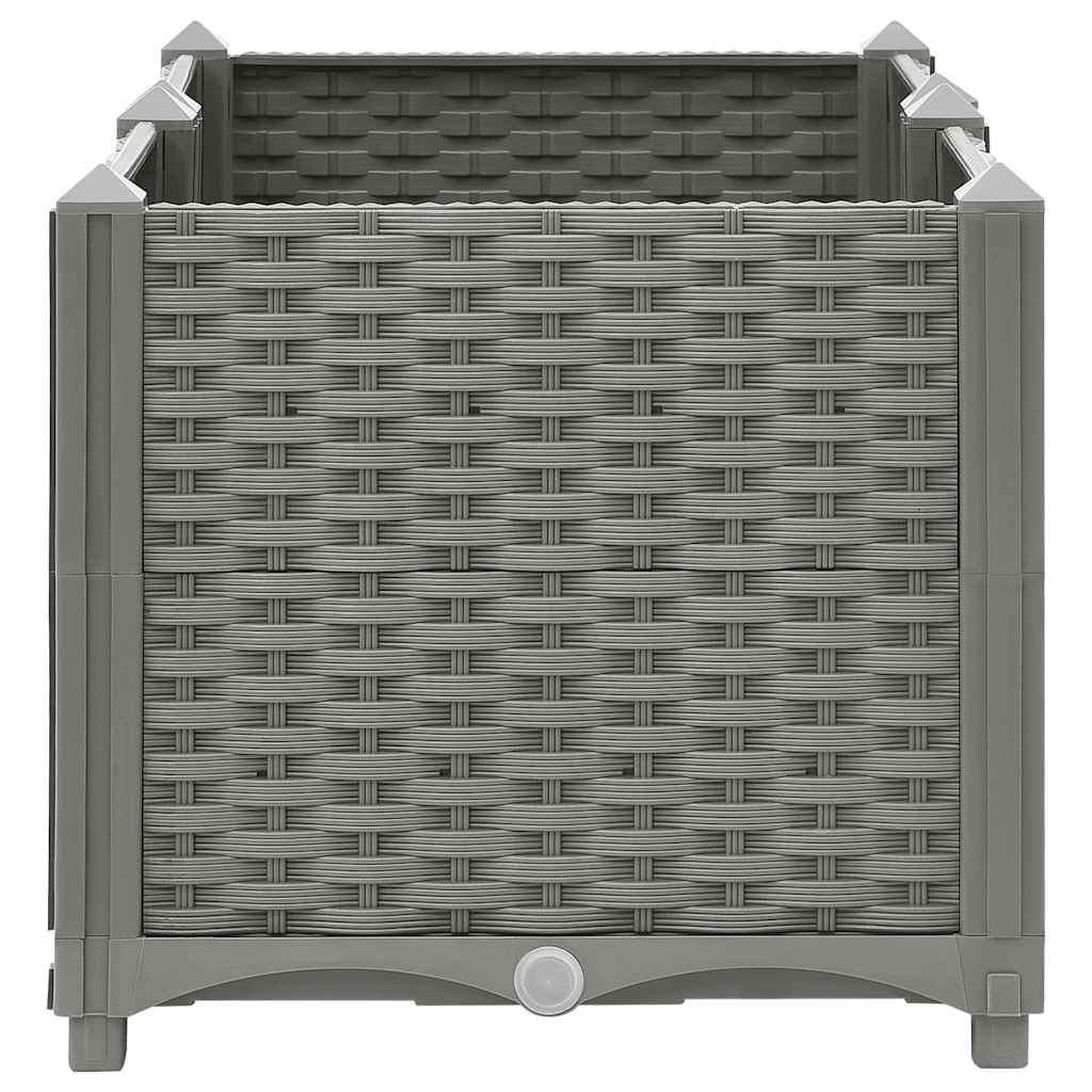 vidaXL Ζαρντινιέρα 80 x 40 x 38 εκ. από Πολυπροπυλένιο