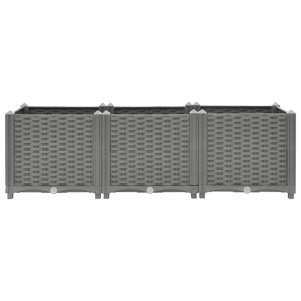 vidaXL Ζαρντινιέρα 120 x 40 x 38 εκ. από Πολυπροπυλένιο