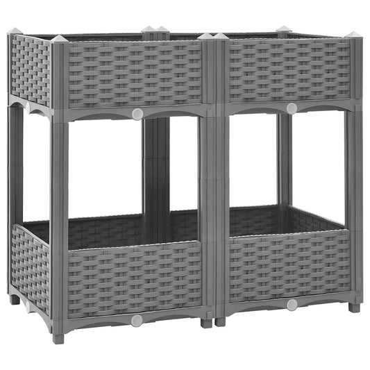 vidaXL Ζαρντινιέρα 80 x 40 x 71 εκ. από Πολυπροπυλένιο