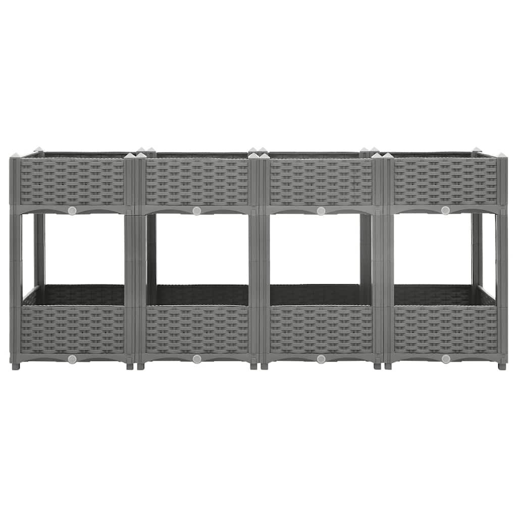 vidaXL Ζαρντινιέρα 160 x 40 x 71 εκ. από Πολυπροπυλένιο