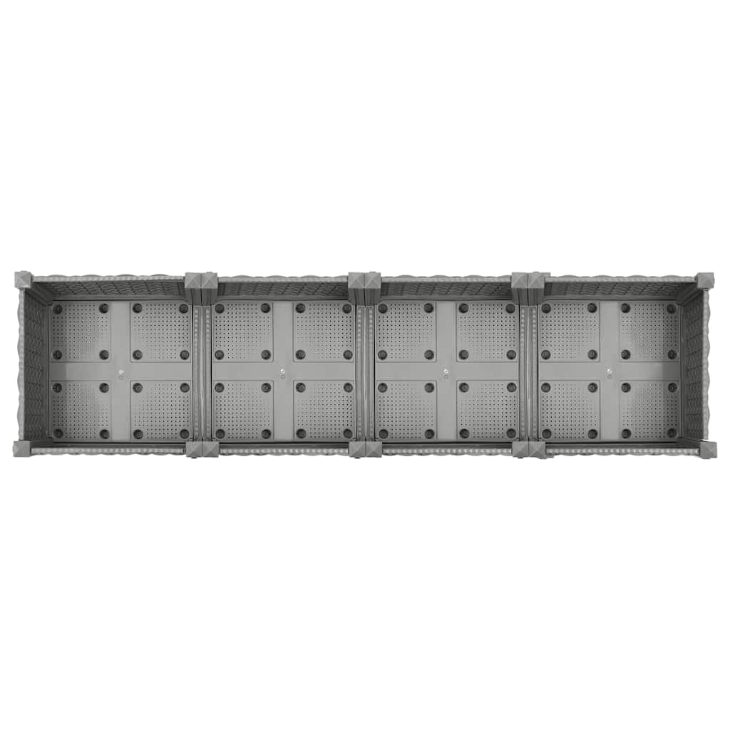 vidaXL Ζαρντινιέρα 160 x 40 x 71 εκ. από Πολυπροπυλένιο