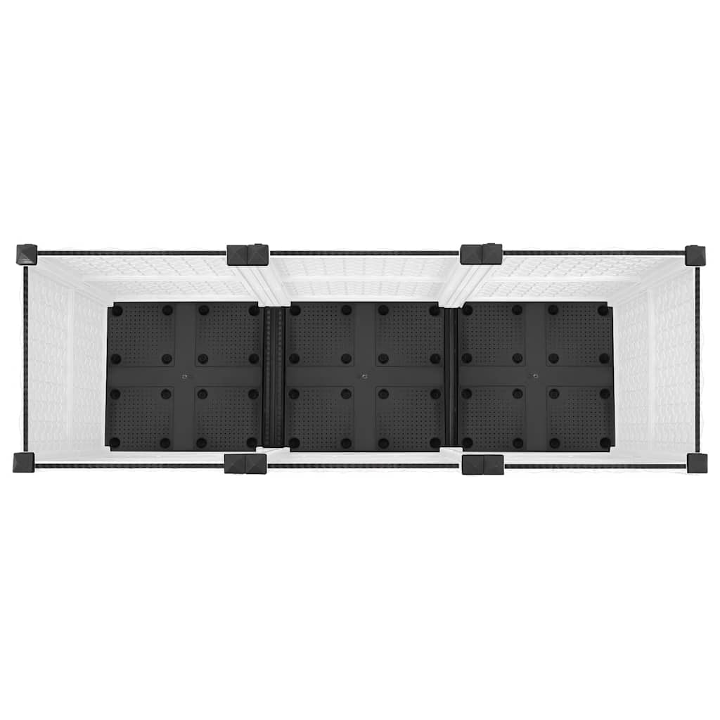 vidaXL Ζαρντινιέρα 120 x 40 x 38 εκ. από Πολυπροπυλένιο