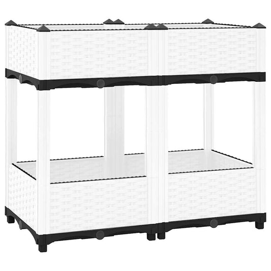 vidaXL Ζαρντινιέρα 80 x 40 x 71 εκ. από Πολυπροπυλένιο