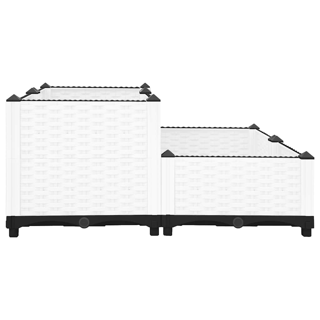 vidaXL Ζαρντινιέρα 80 x 80 x 38 εκ. από Πολυπροπυλένιο