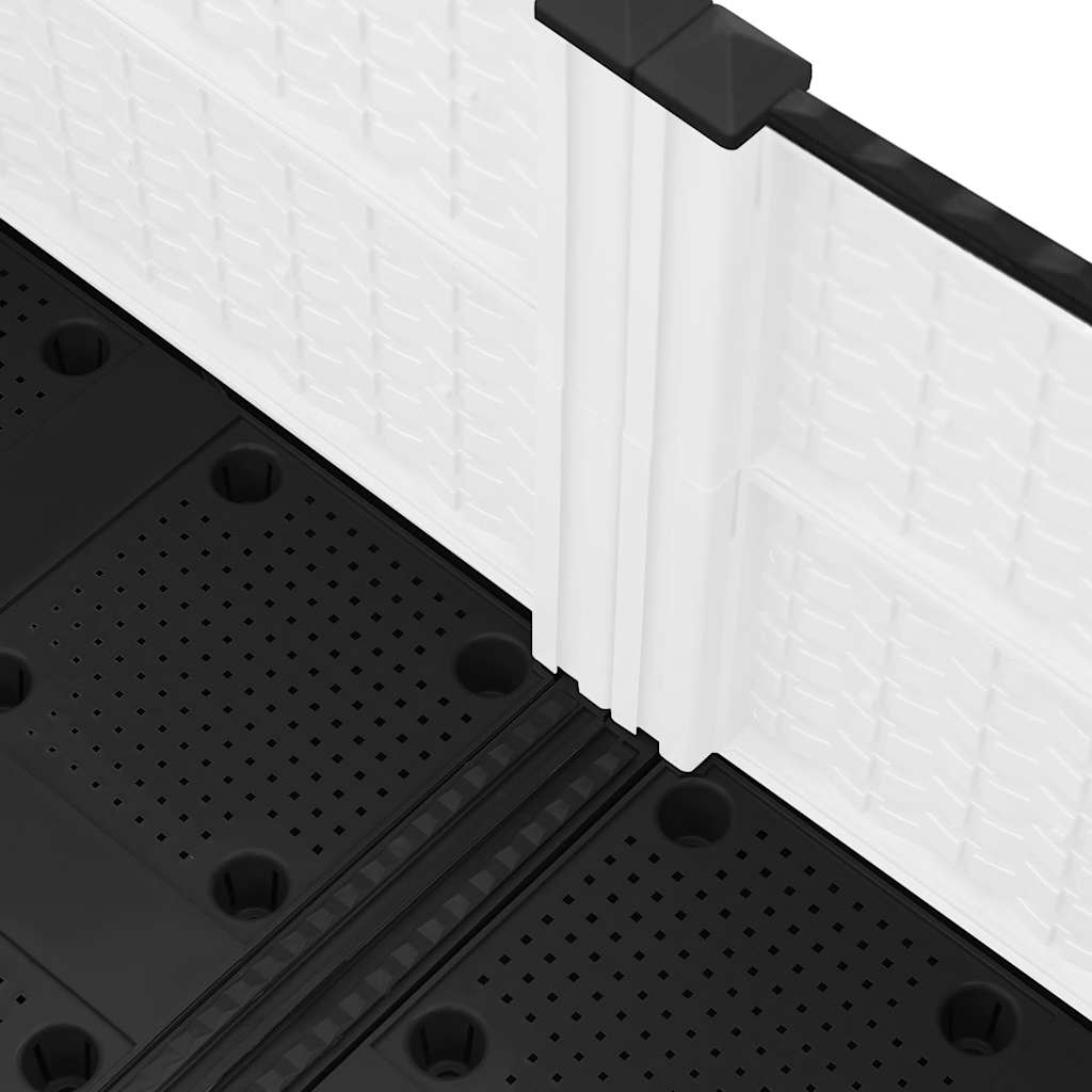 vidaXL Ζαρντινιέρα 80 x 80 x 38 εκ. από Πολυπροπυλένιο