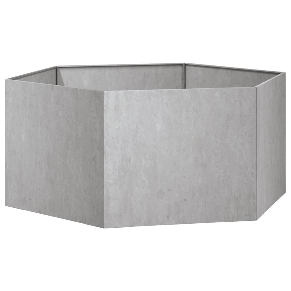 vidaXL Ζαρντινιέρα Σκουρ. 90 x 90 x 45 εκ. Ατσάλι Σκληρυθέν στον Αέρα