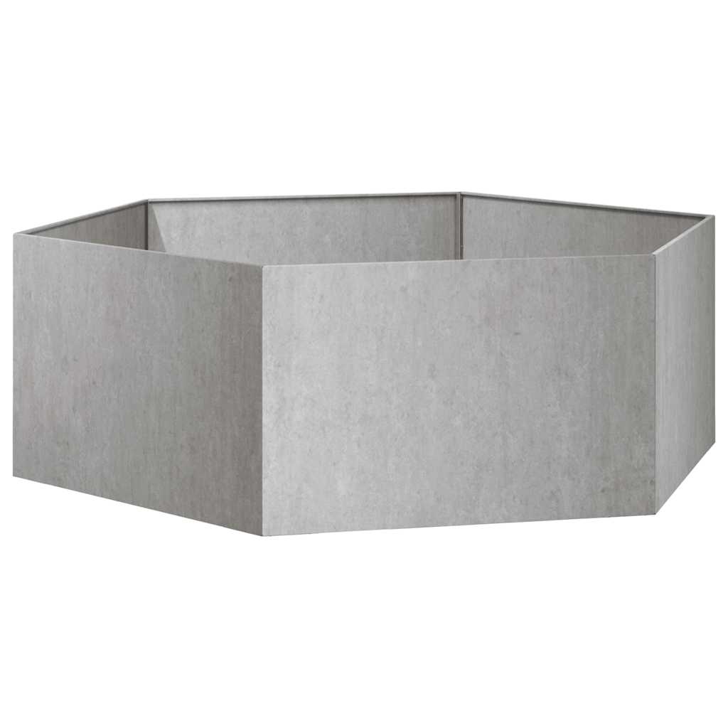 vidaXL Ζαρντινιέρα Σκουρ. 138 x 120 x 45εκ. Ατσάλι Σκληρυθέν στον Αέρα