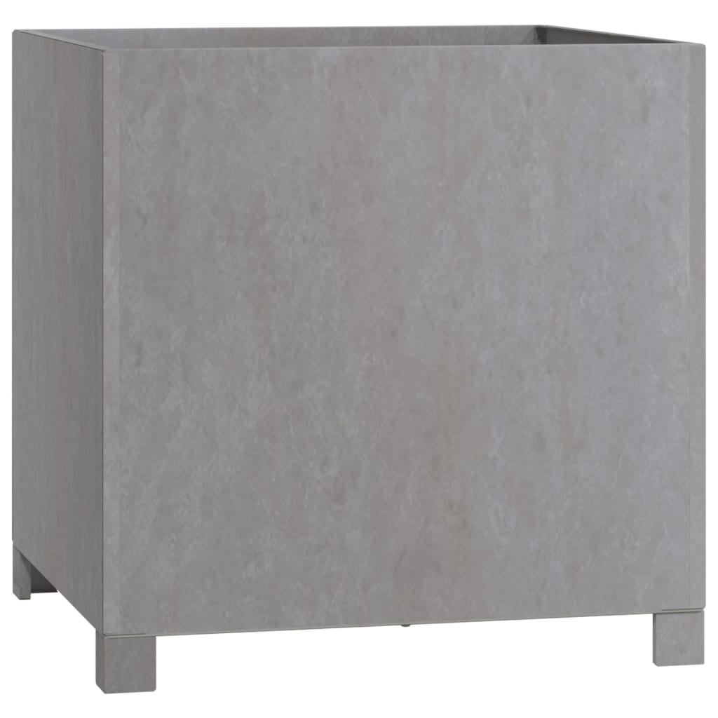 vidaXL Ζαρντινιέρες 2τεμ. Σκουρ. 49x47x50εκ Ατσάλι Σκληρυθέν στον Αέρα