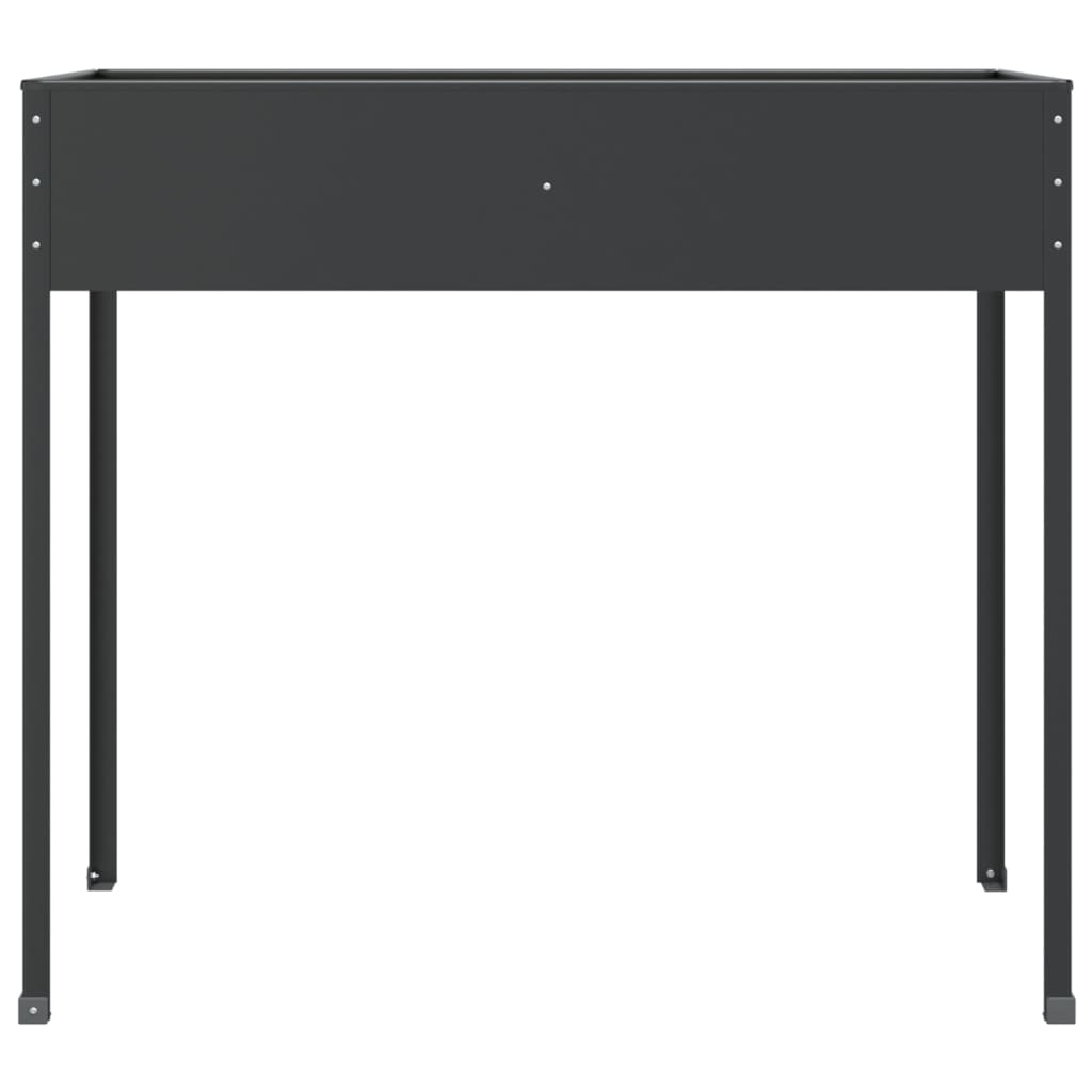 vidaXL Ζαρντινιέρες Κήπου 2 τεμ. Ανθρακί από Γαλβανισμένο Ατσάλι