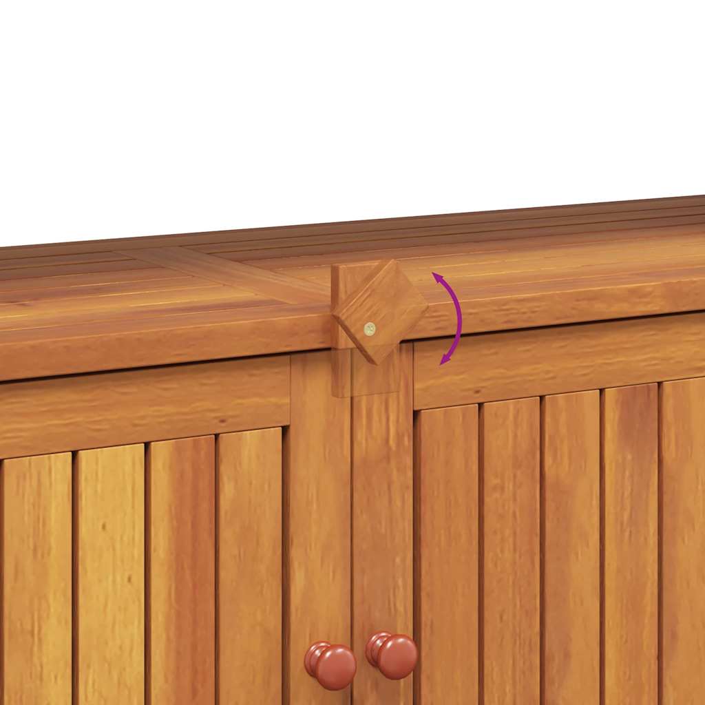 vidaXL Τραπέζι Κονσόλα Κήπου 110 x 35 x 75 εκ. από Μασίφ Ξύλο Ακακίας