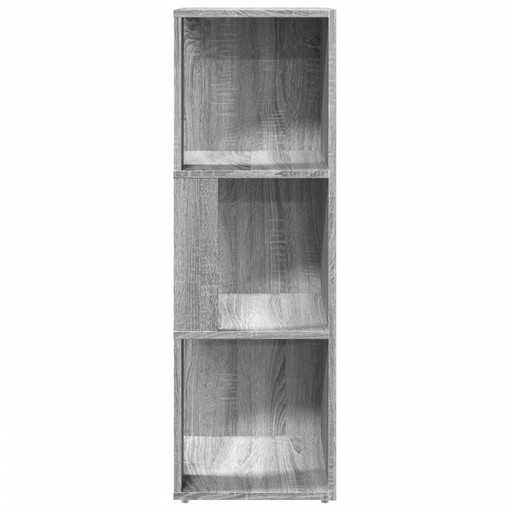vidaXL Γωνιακό Έπιπλο Γκρι Sonoma 33x33x100 εκ. από Επεξεργ. Ξύλο