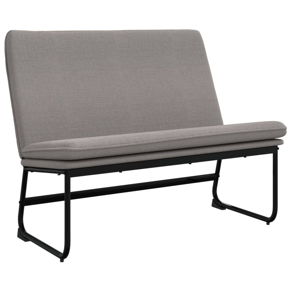 vidaXL Πάγκος Taupe 100x75x76 εκ. Υφασμάτινη