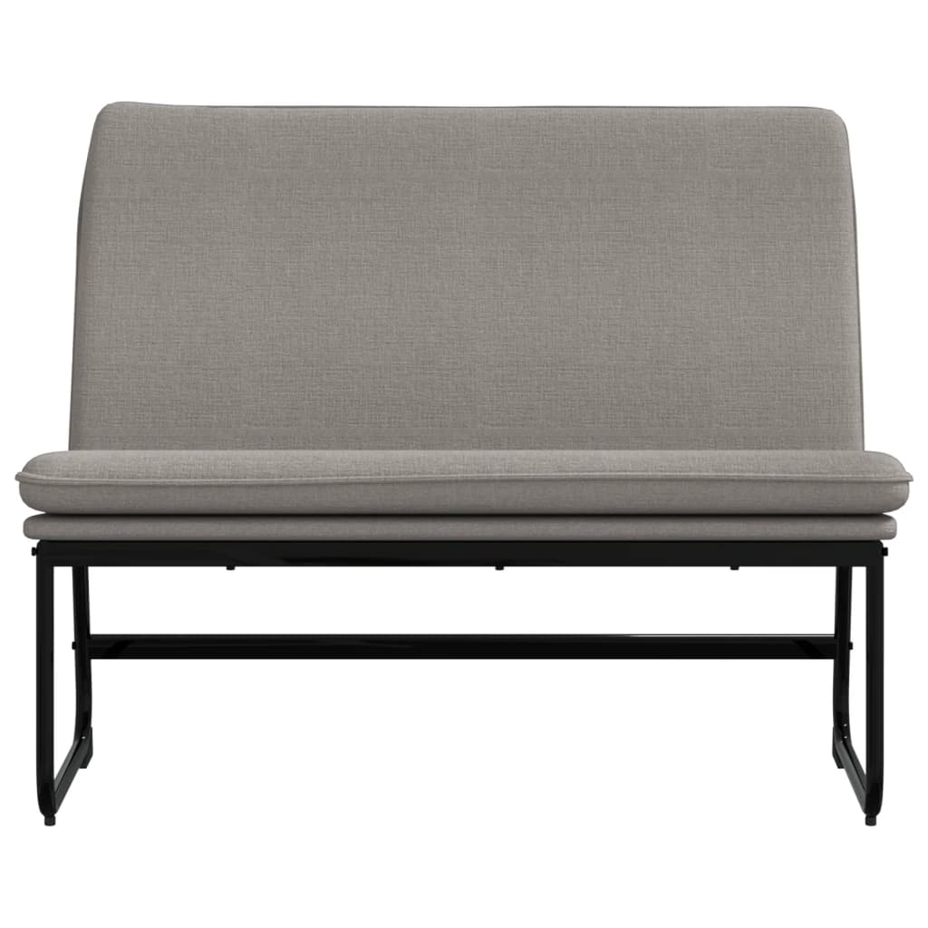 vidaXL Πάγκος Taupe 100x75x76 εκ. Υφασμάτινη
