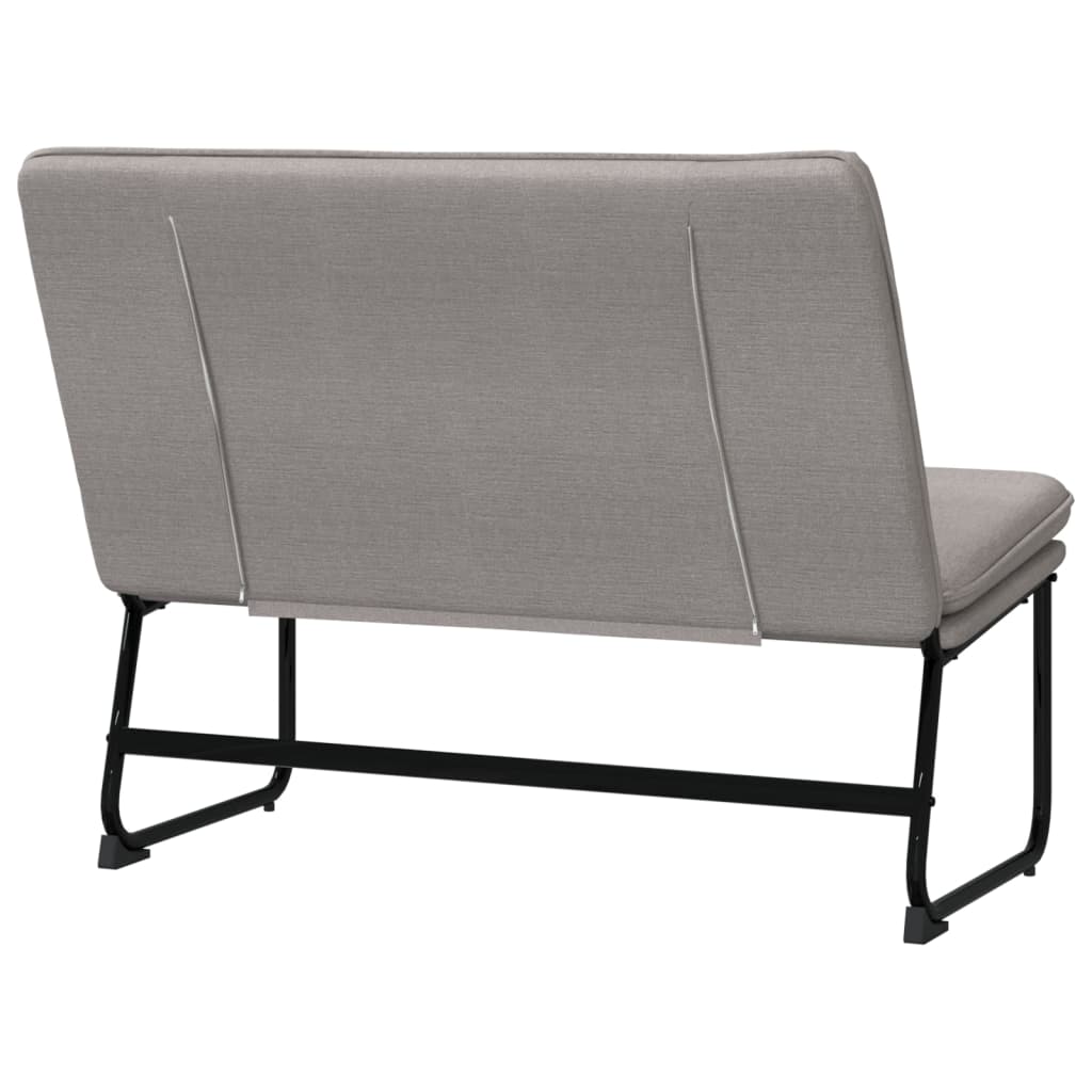vidaXL Πάγκος Taupe 100x75x76 εκ. Υφασμάτινη
