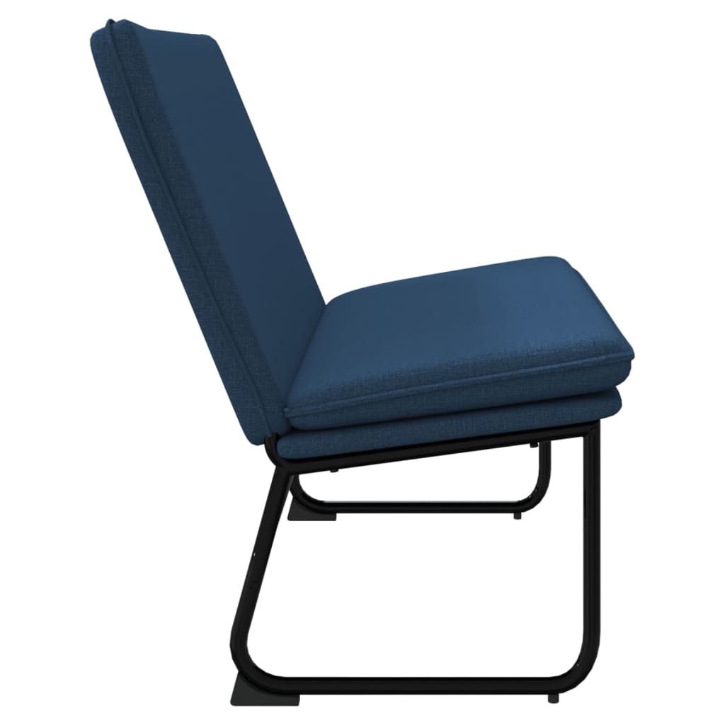 vidaXL Πάγκος Μπλε 100x75x76 εκ. Υφασμάτινη