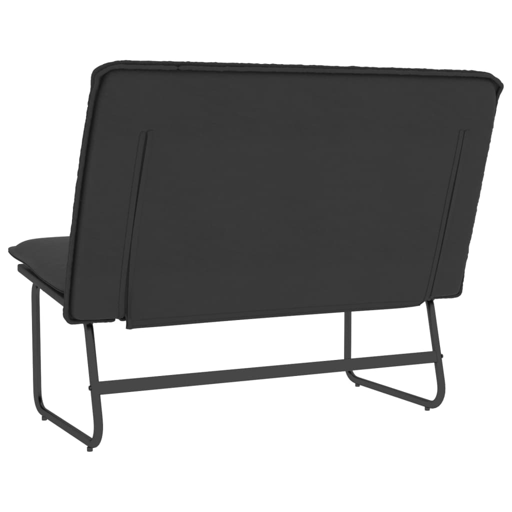 vidaXL Πάγκος Μαύρος 100 x 75 x 76 εκ. από Συνθετικό Δέρμα