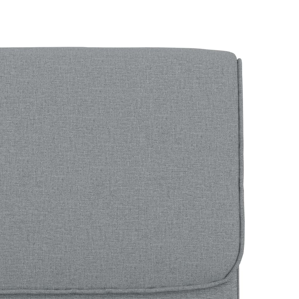 vidaXL Πολυθρόνα Ανοιχτό Γκρι 55 x 64 x 80 εκ. Υφασμάτινη