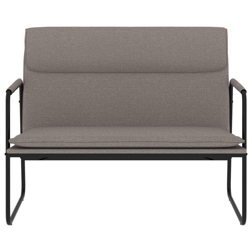 vidaXL Πάγκος Taupe 100 x 64 x 80 εκ. Υφασμάτινος