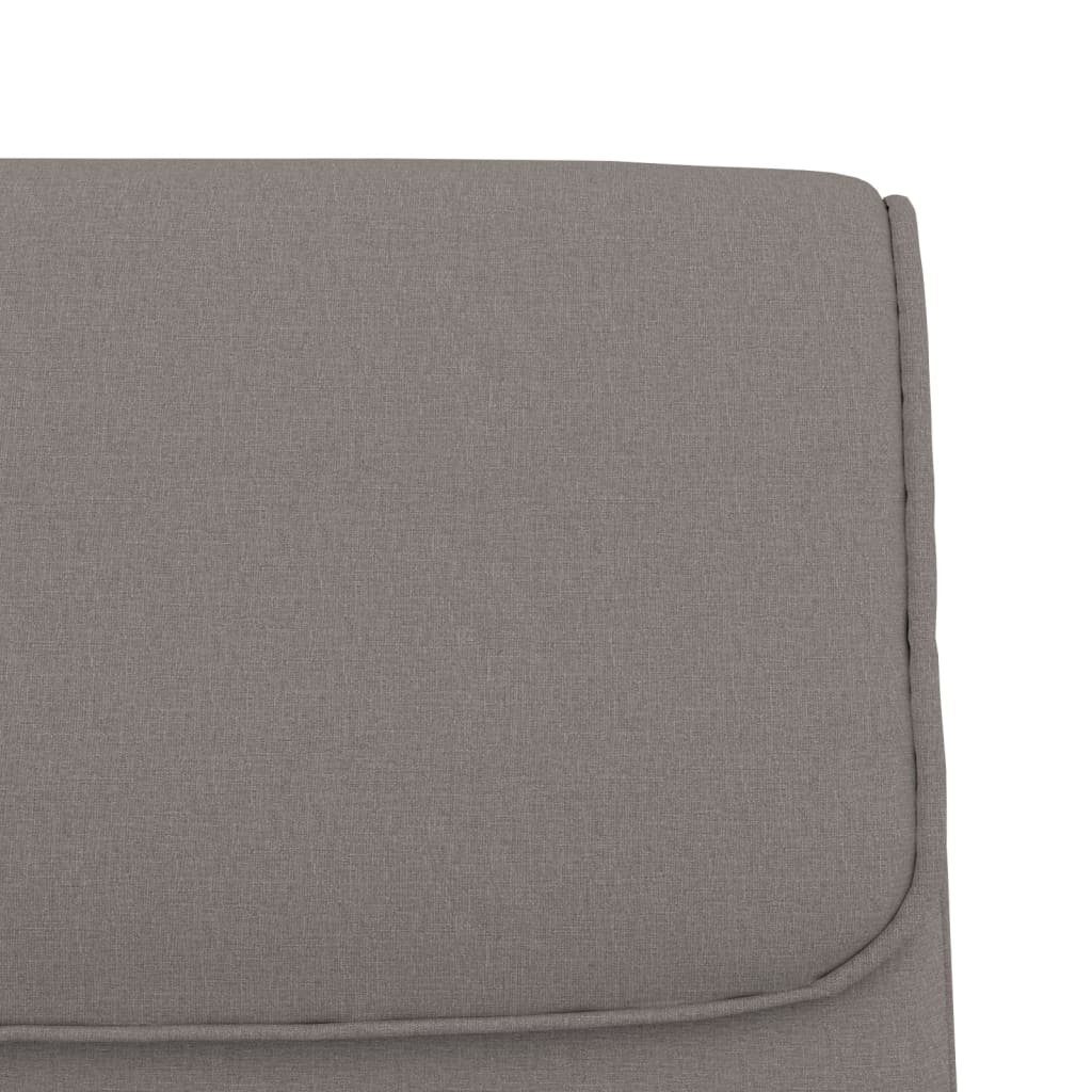 vidaXL Πάγκος Taupe 100 x 64 x 80 εκ. Υφασμάτινος