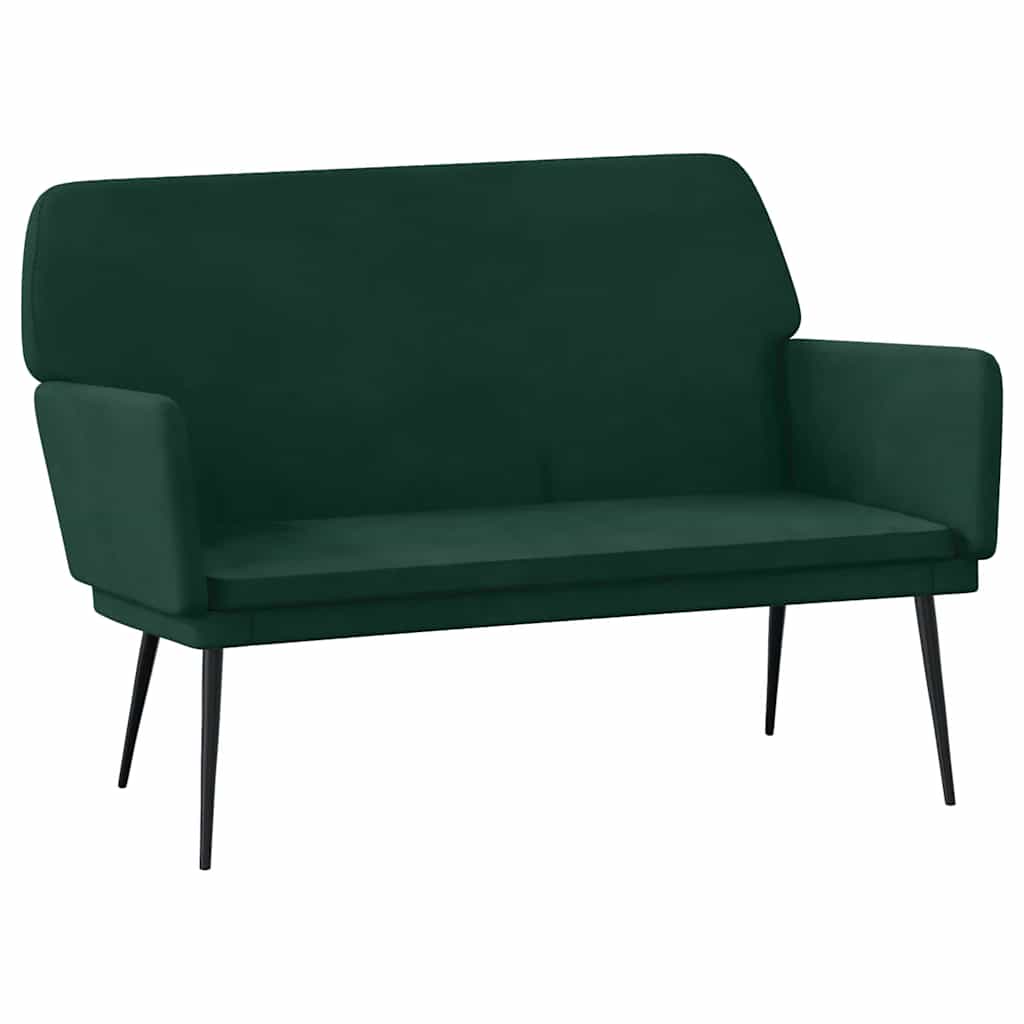 vidaXL Πάγκος Σκούρο Πράσινο 108x79x79 εκ. Βελούδινος