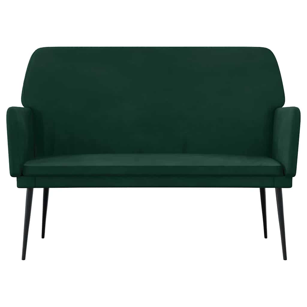 vidaXL Πάγκος Σκούρο Πράσινο 108x79x79 εκ. Βελούδινος