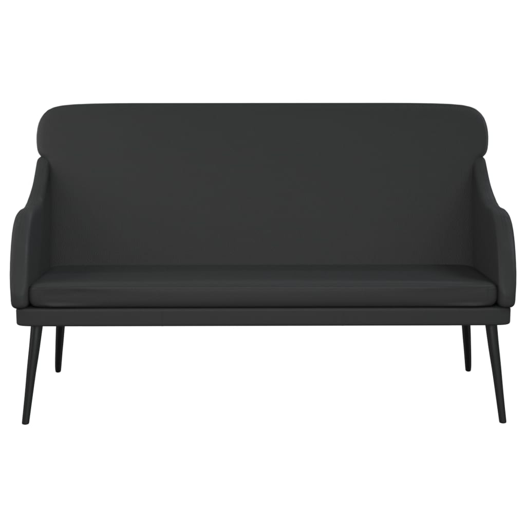 vidaXL Πάγκος Μαύρος 110x76x80 εκ. από Συνθετικό Δέρμα