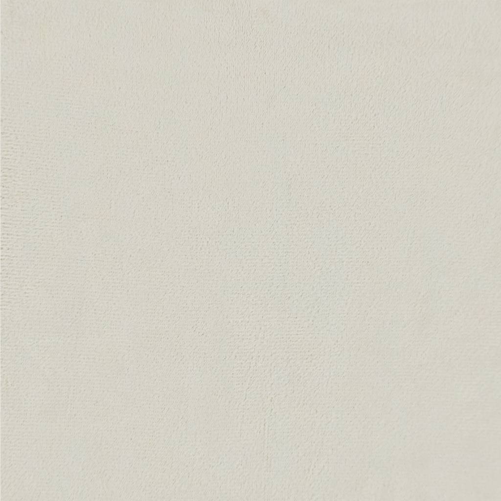 vidaXL Πάγκος Κρεμ 110x76x80 εκ. Βελούδινος