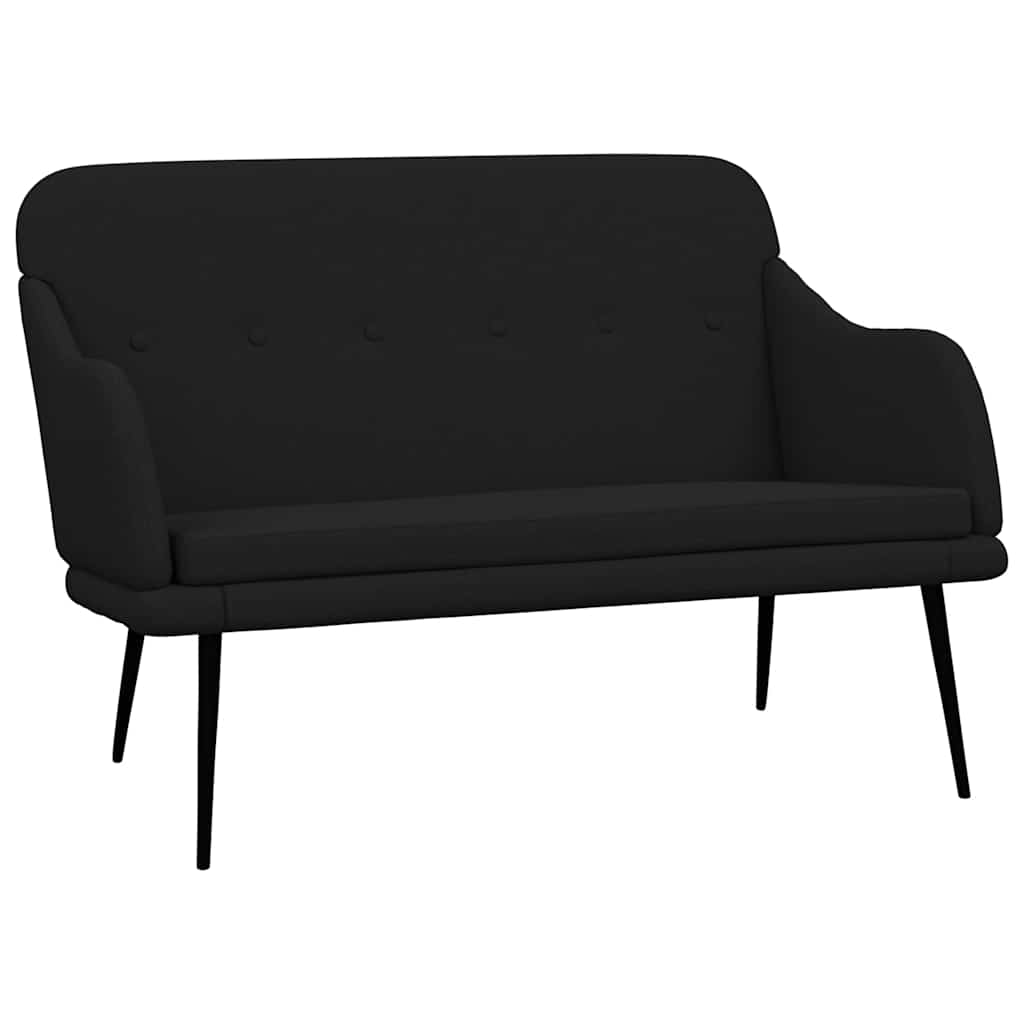 vidaXL Πάγκος Μαύρος 110x76x80 εκ. Υφασμάτινος