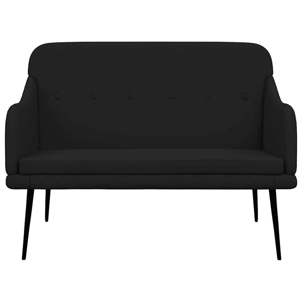 vidaXL Πάγκος Μαύρος 110x76x80 εκ. Υφασμάτινος