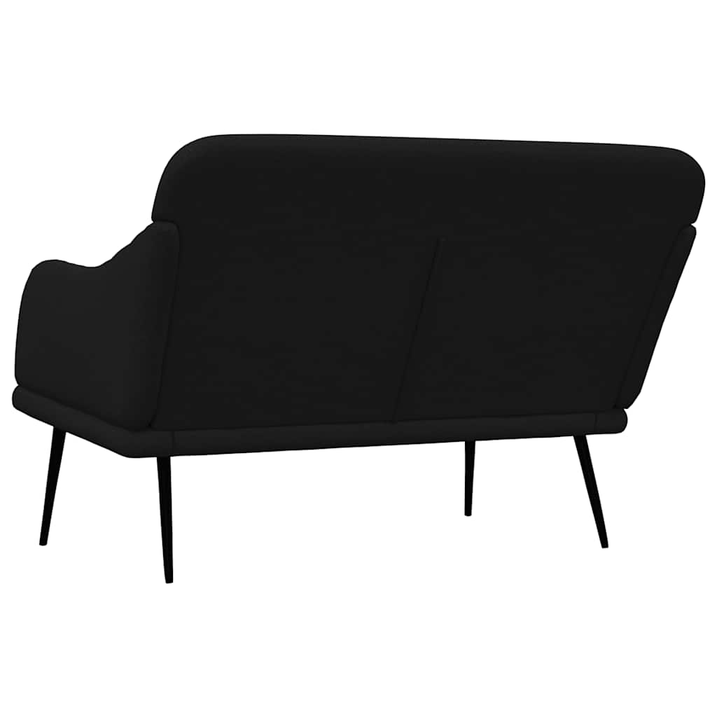 vidaXL Πάγκος Μαύρος 110x76x80 εκ. Υφασμάτινος