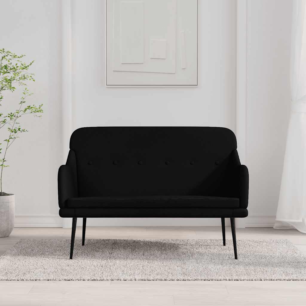 vidaXL Πάγκος Μαύρος 110x76x80 εκ. Υφασμάτινος